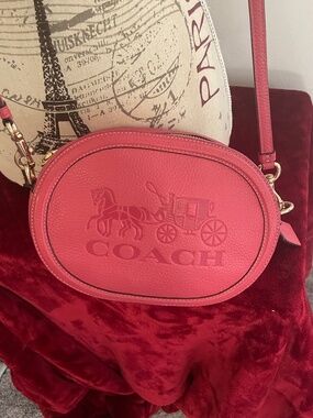 COACH - Pink Horse & Carriage Crossbody